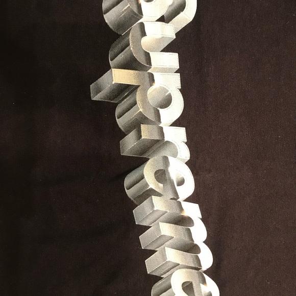 Supreme Chrome Logo Tee - Picture 4 of 4